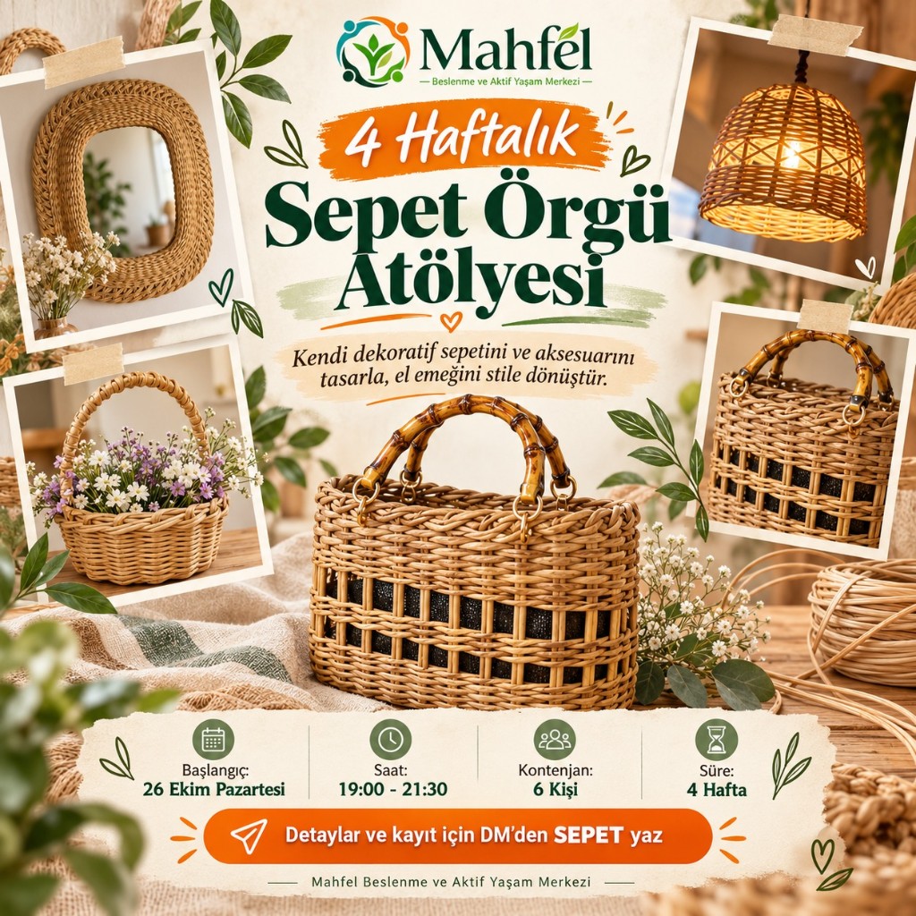Sepet Örgü Atölyesi — 1. Hafta